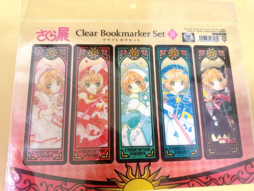 さくら展　グッズ　クリアしおり　クリアカード 木之本桜 開催記念チケット＆クリアしおりセット専用台紙付き